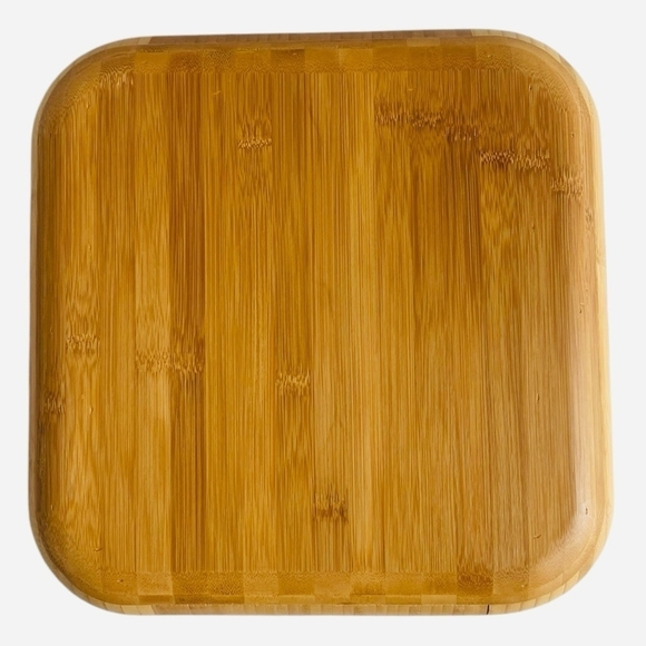 NIB Bamboo Cheese Board with Cutlery Set Wood Charcuterie Platter Serving Tray - Picture 6 of 7